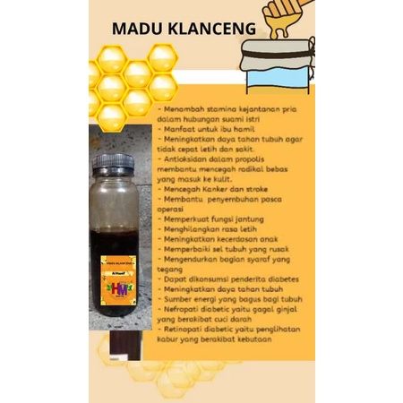 

Madu Klanceng asli