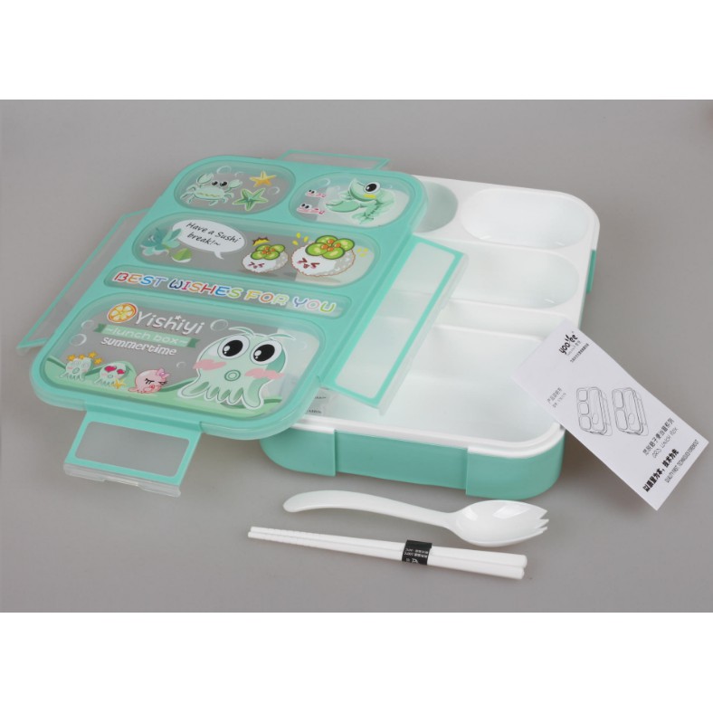 590 BARU 5SEKAT Lunch Box Kotak Makan Yooyee kotak bekal Anti Bocor