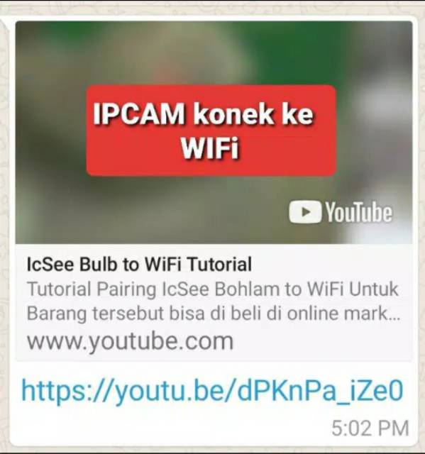 IPCAM Bohlam 360 / IP Camera 360 bohlam ICSee  INFRARED 2MP HD 1080P