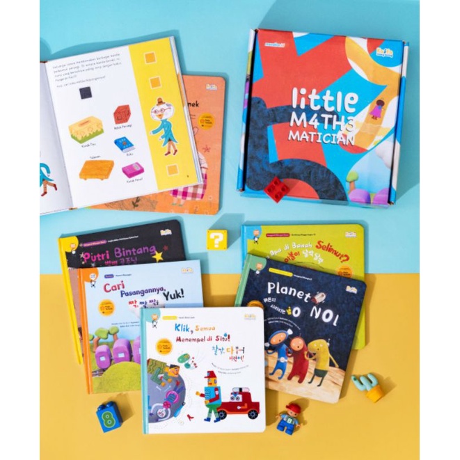 

LITTLE MATHEMATICIAN BUKU IMPORT KOREA (BONUS ALAT PERAGA MAINAN SEPERTI DI GAMBAR)