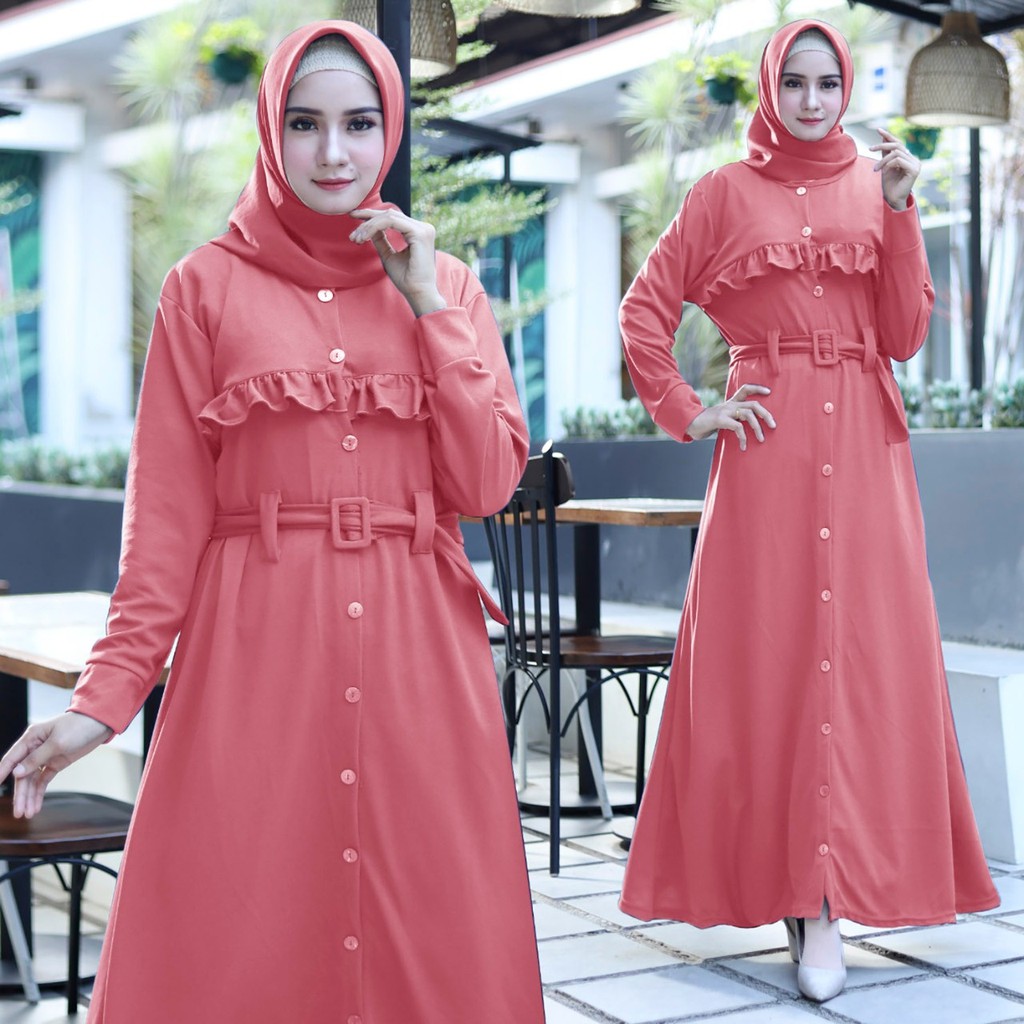 B04 MAXI LAYORA Bahan voxy premium melar banget fit to XXL LD110cm P138cm