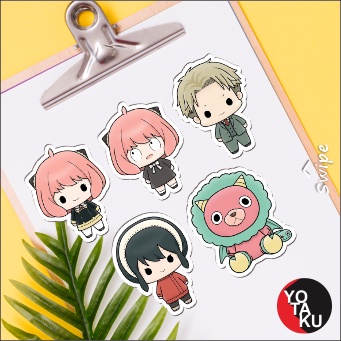 

Stiker Sticker Anime Spy X Family SA15602 Anya Loid Yor YOTAKUSHOP