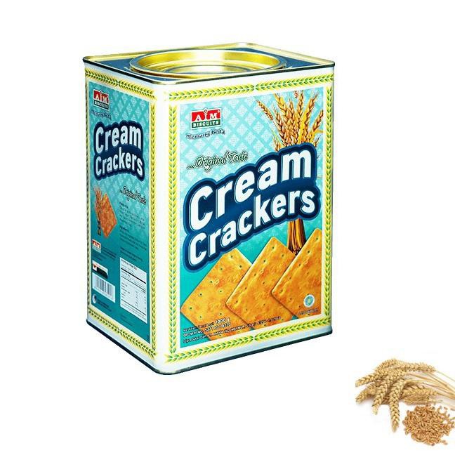 

[KODE BARU 258] Cream Crackers Tin 1000 g TERBARU!!!