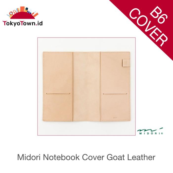 

Midori Notebook Goat Leather Cover B6 slim