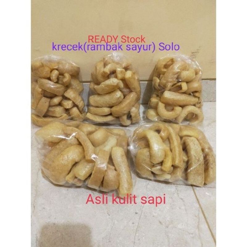 

Jual Krecek sayur / rambak sayur / rambak sayur kulit sapi / Superan 100gr 250 gram