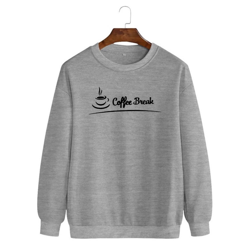 TORETTO BISA COD-BAJU SWEATER coffee break | BAJU SWEATER KEKINIAN | BAJU SWEATSHIRT LENGAN PANJANG