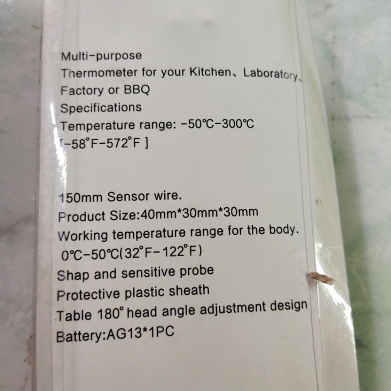 thermometer digital tekuk dapur