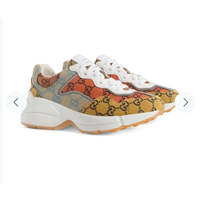 GG Canvas Rhyton Sneakers