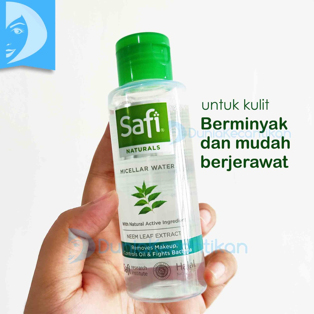 Safi Naturals Micellar Water With Neem 100 ml Pembersih Wajah Make Up Remover