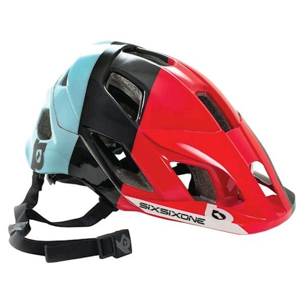 SALE Helmet MTB Helm Sepeda 661 SixSixOne Six Six One EVO AM TRES LEMANS BLACK RED WHITE