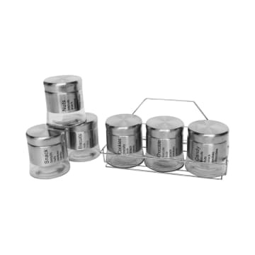 INFORMA Appetite JAR SET OF HALEN set 6 Stoples 400 Ml