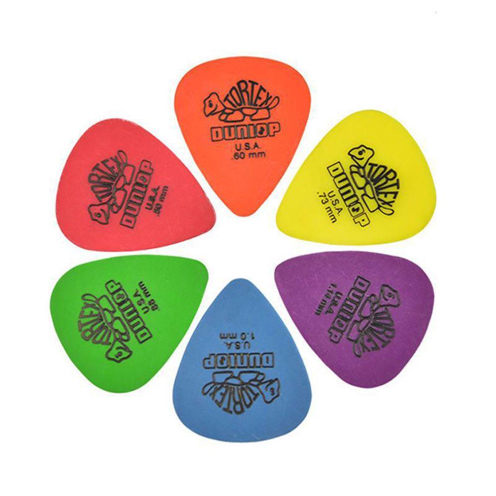 Nickolas1 Dunlop Guitar Picks Gitar Elektrik 10 Pcs Segitiga Mediator Picks Aksesoris Bass Aksesoris Gitar Plectrum