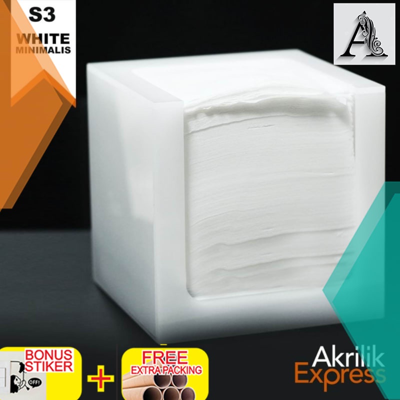 

Promo Display tissue akrilik / tempat tissue / kotak tissue