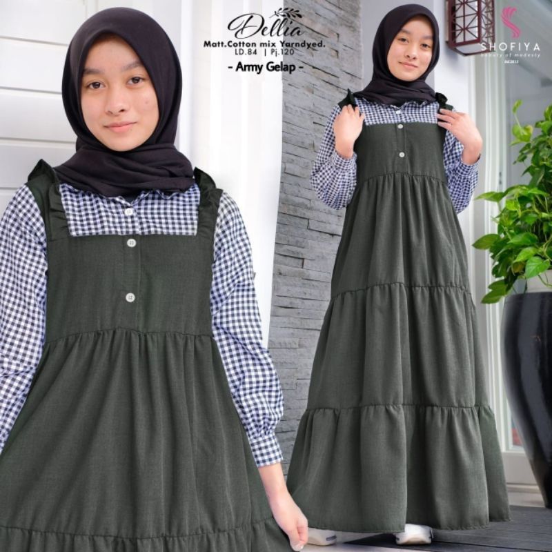 Gamis remaja / Dellia Dress by Shofiya