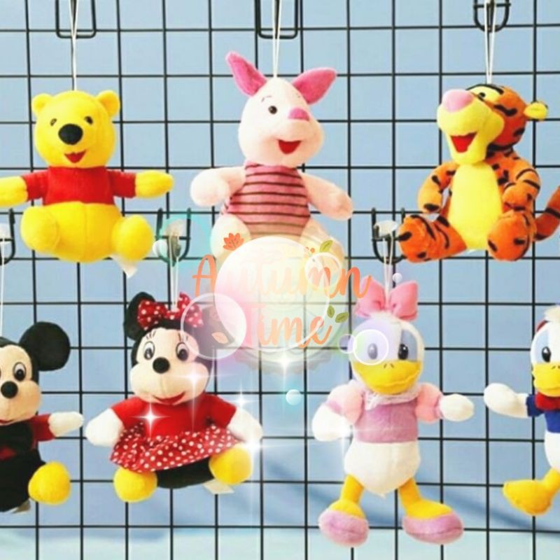 boneka disney mickey pooh donald