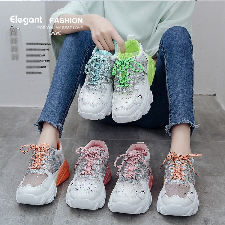 Sepatu Olahraga Wanita Sepatu Sneaker Wanita Import Perempuan Sport Shoes Trend 2020 Fashion SP-110