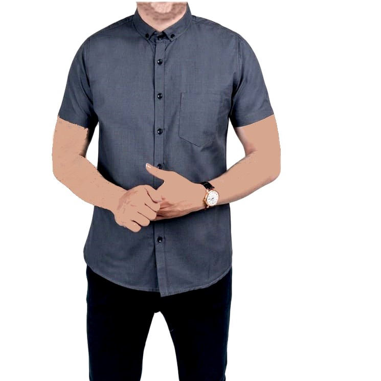 JUMBO Kemeja Pria XXXL 3l XL formil Kasual Polos Hitam Putih Lengan Panjang / hem baju pria/kemeja cowok/kemeja hitam/kemeja puti/kemeja navy/kemeja kantor/kemeja sales/kemeja manager/kemeja kerja/kemeja kondangan