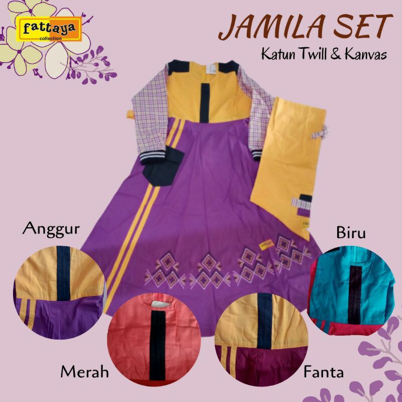 Gamis Fattaya ORI Jamila Set