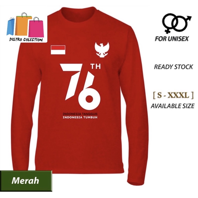 KAOS HUT RI 76 TAHUN INDONESIA MERDEKA // KAOS DISTRO