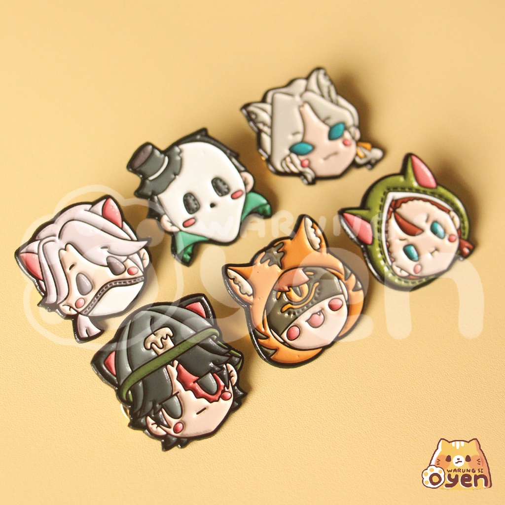 Identity V Enamel Pin (Aesop Jack Joseph Norton Eli Naib)