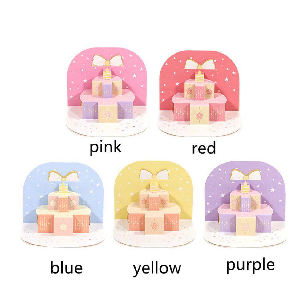 R-flower Pop Up Valentine Day Birthday Wedding Wishing Card Kartu Ucapan