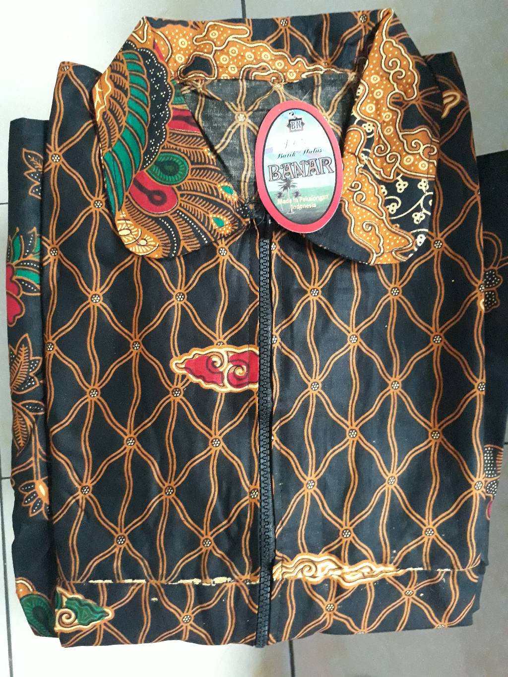 Maxi Cardi Mega Mendung Outer Batik Wanita Modis