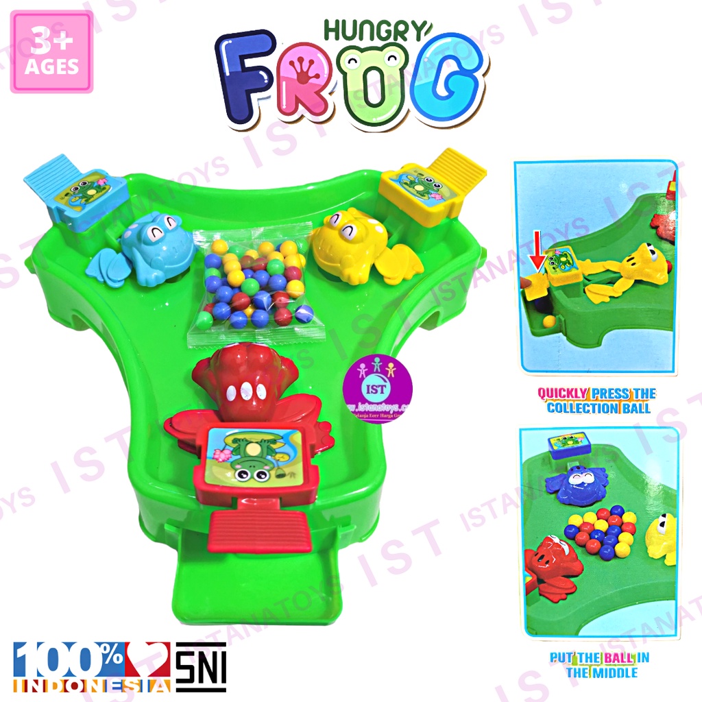 MWN Mainan Edukasi Anak Hungry Frog SH 296