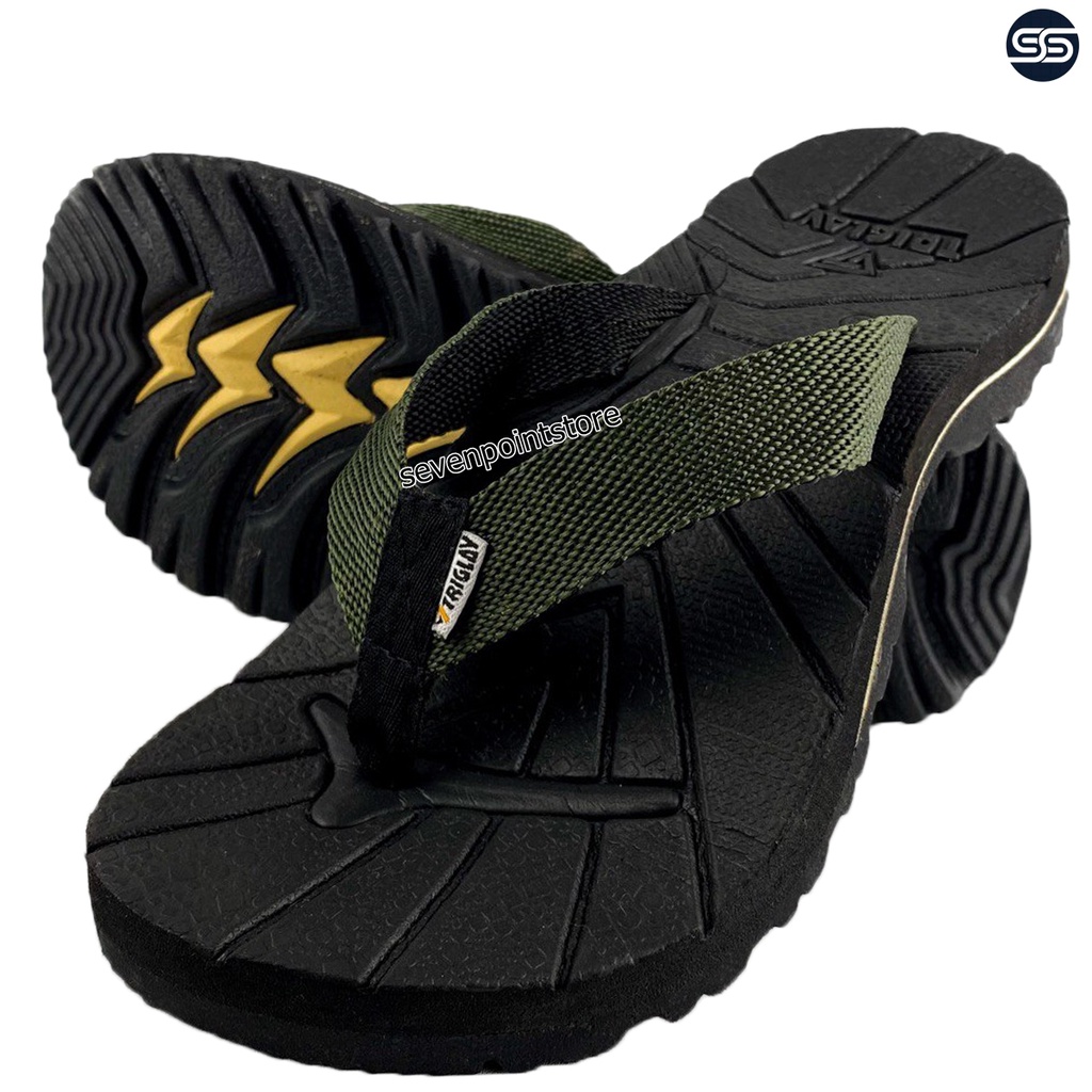 Sandal Gunung Pria Original Triglav Outdoor Hiking Cowok Sendal Jepit Dewasa Terbaru