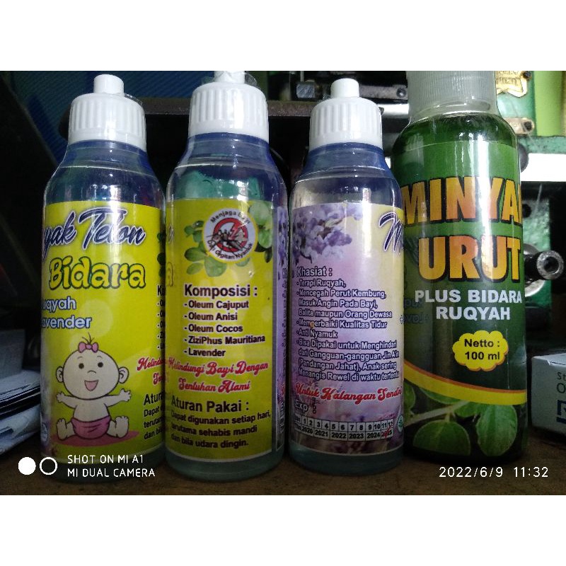 minyak telon / urut bidara