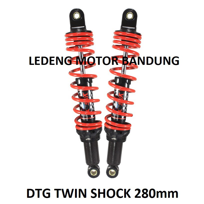 YSS DTG 280mm Twin Shockbreaker Yamaha Vega-ZR New Jupiter-Z F1zr Shock Gas Hybrid 280