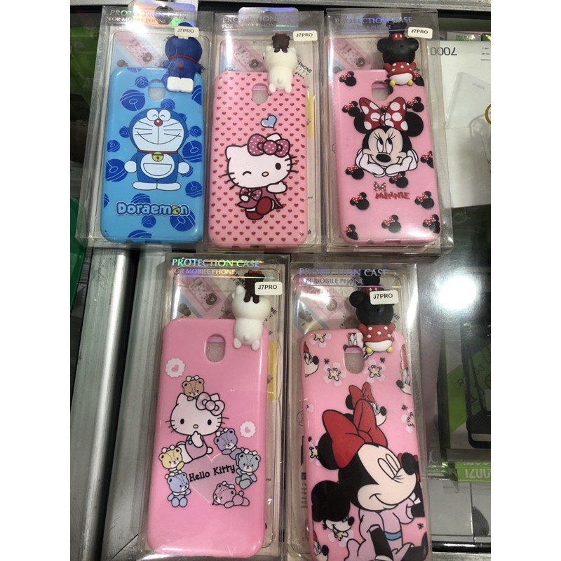 silikon case boneka ngintip lucu for samsung J7 pro j730
