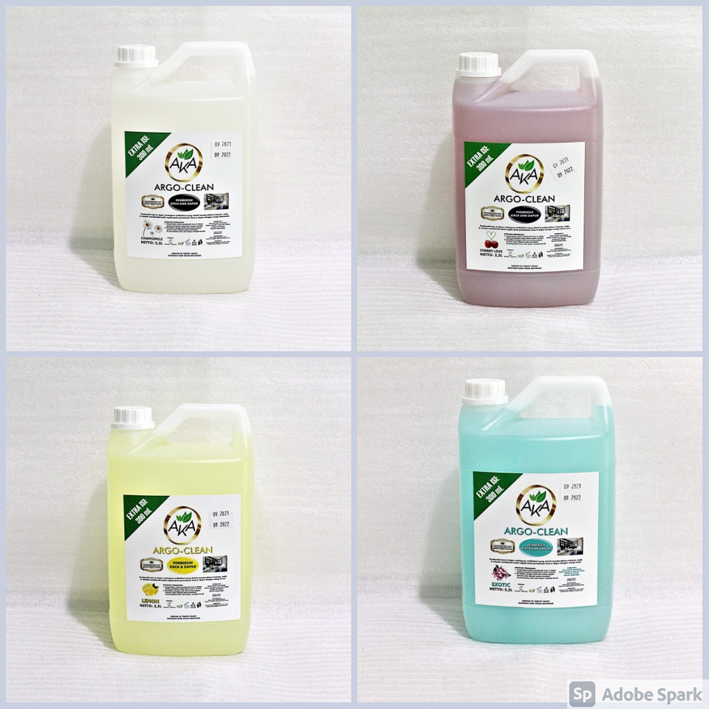 AKA PREMIUM ARGO-CLEAN Pembersih Kaca Dan Dapur 2 liter