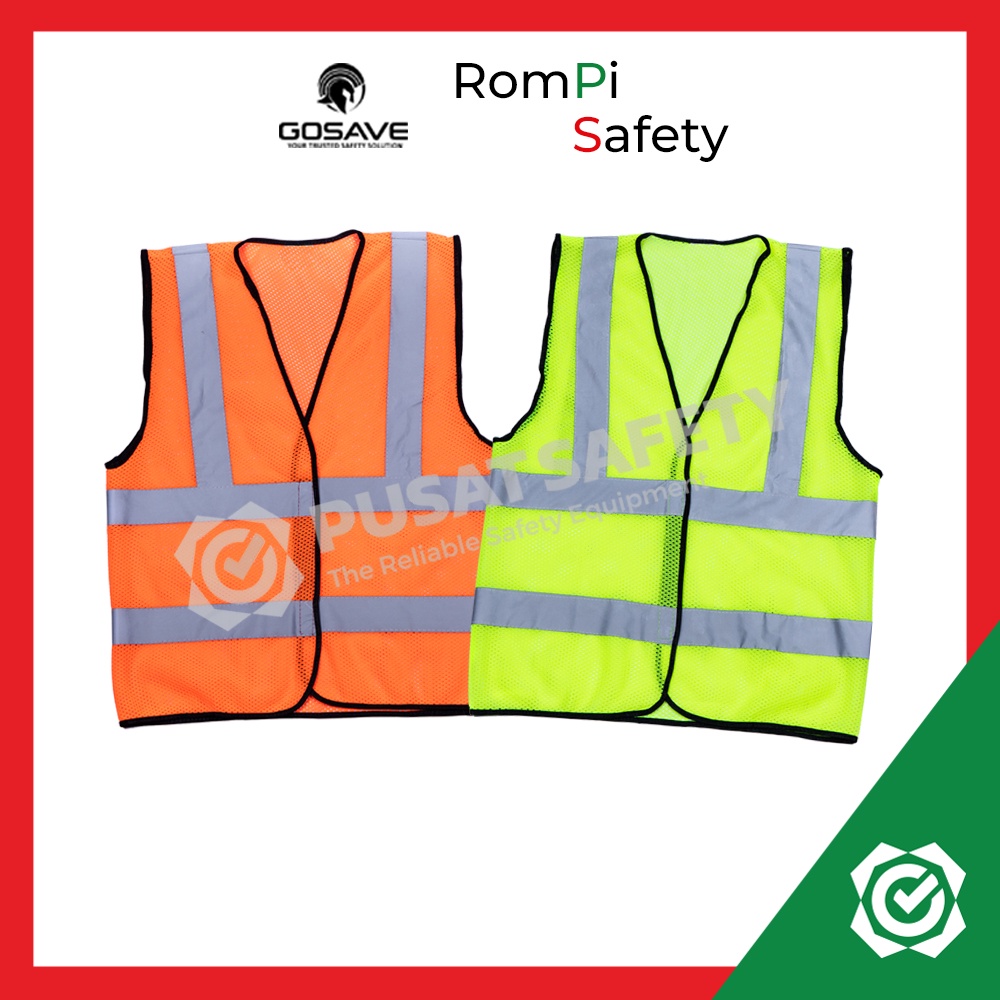 Rompi Gosave Safety Polyester Scotlight Abu Allsize