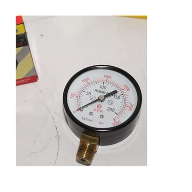 Pressure Gauge JASON 2.5&quot; 20 , 100 , 200Kg/cm2 / Manometer Kg/cm2 Murah JASON