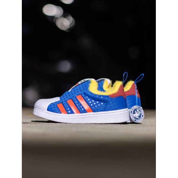 Adidas Superstar x LEGO &quot;Shock Blue/Bold Orange-Eqt Yellow&quot; for Kids