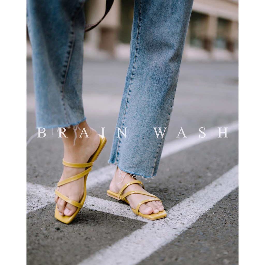 BRAIN WASH - ALIKA SLIP SANDAL PREMIUM [REAL PICT]