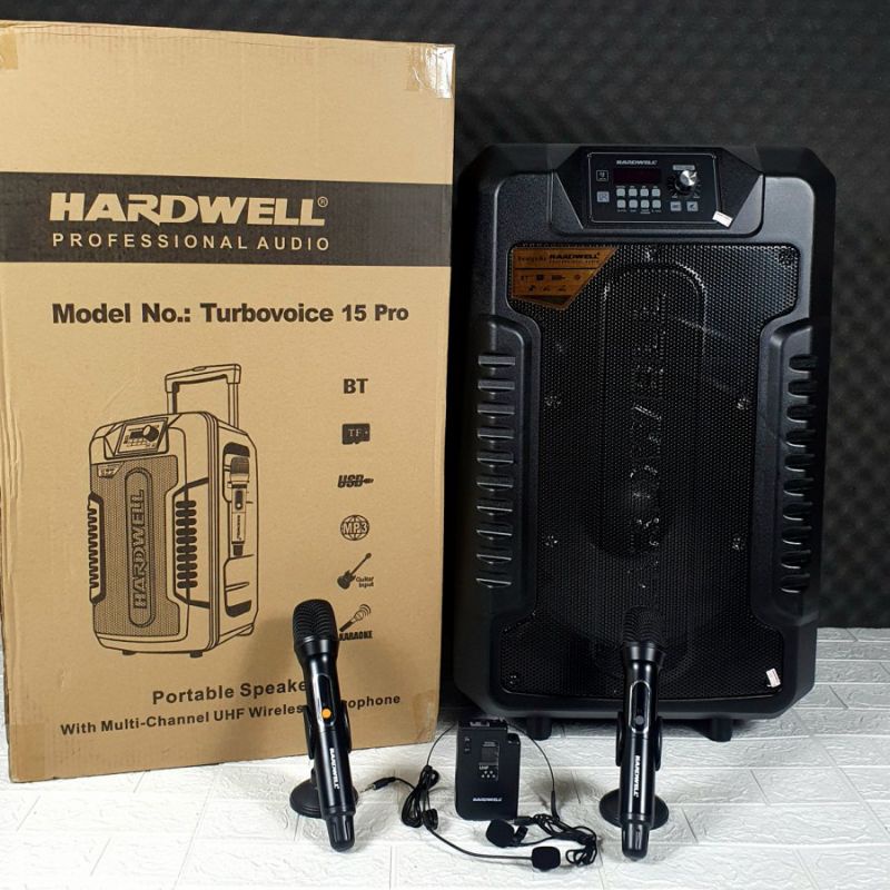 Speaker Portable Meeting Hardwell Turbovoice 15 15inch Original