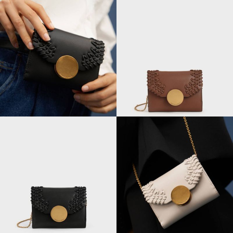 CK Stitch-Trim Short Wallet