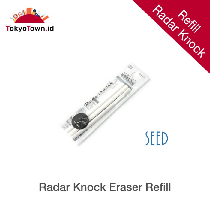 

Hemat Seed Radar Knock Eraser Refill 3Pcs Hemat