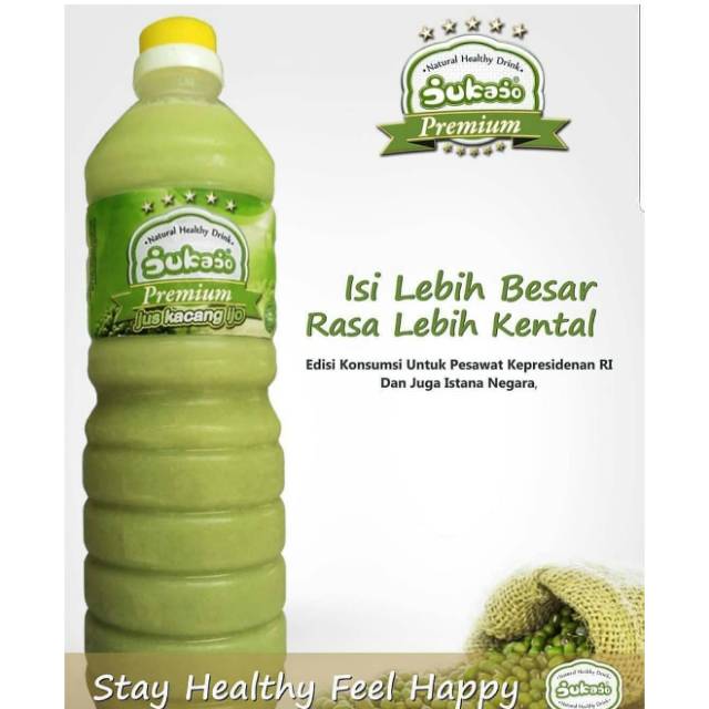 

Jus kacang ijo premium, rasa lebih enak, lebih kental , lebih gurih . Kaya protein dan nutrisi