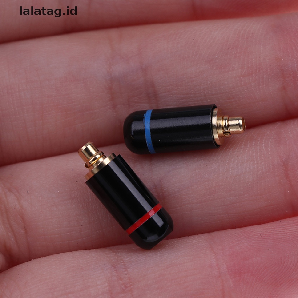 (Flyag) 1 Pasang Plug Konektor Earphone DIY 3.2mm Untuk MMCX SE535 SE215 UE900