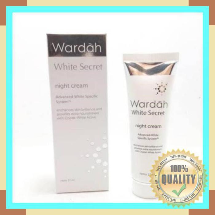 Wardah white secret night cream
