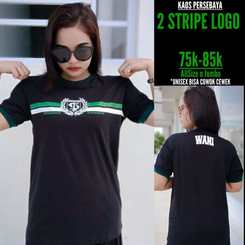 Ready baru...*Kaos Persebaya:**-PERSEBAYA 2 STRIPE LOGO-