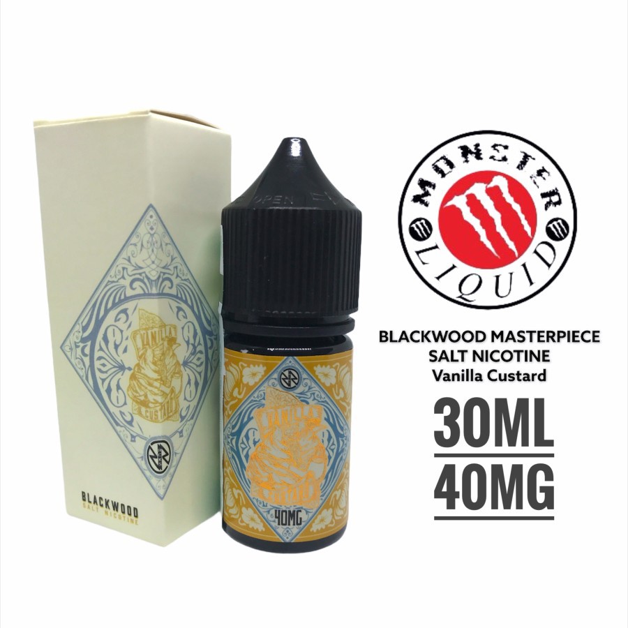 SALT BLACKWOOD MASTERPIECE VANILLA CUSTARD 40MG 30ML