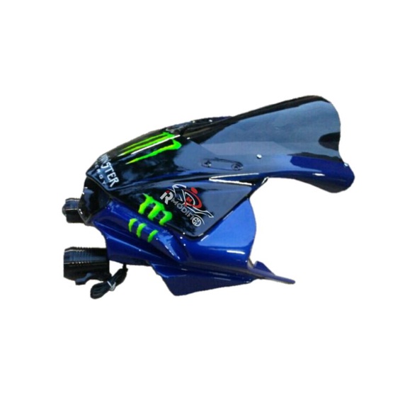 Headlamp R15 ditambah lampu Projie, model R1