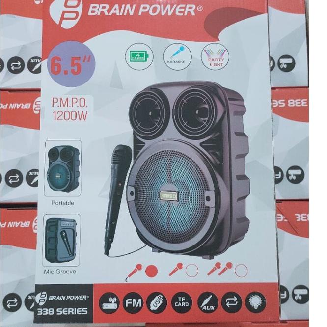 ➳ Speaker spiker wireless bluetooth KMS BP 3381 6.5 inch portable ○