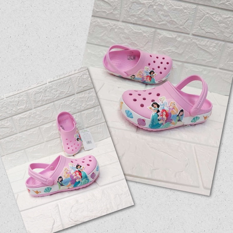 TERMURAH Sendal Crocs Princess Fun Lab Non LED clogs / Sandal crocs anak / Crocs tanpa lampu / croc 