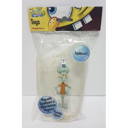 ,,,,,,,] No BoX - SQuiDWaRD Poseable Figure - by Jakks Pacific