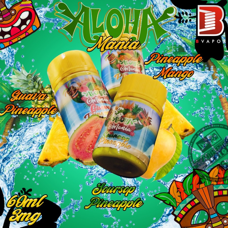 LIQUID FRUITY ALOHA MANIA SERIES 60ML 3MG