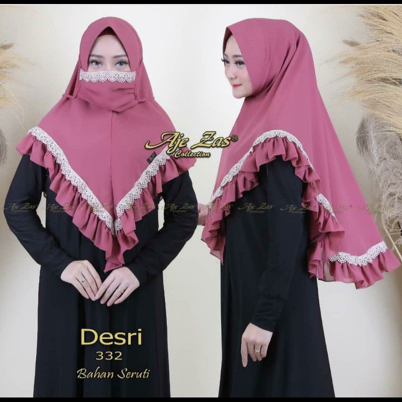 Khimar cerruty babydoll ecer desri original ajezas